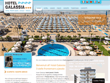 Tablet Screenshot of hotelgalassia.it